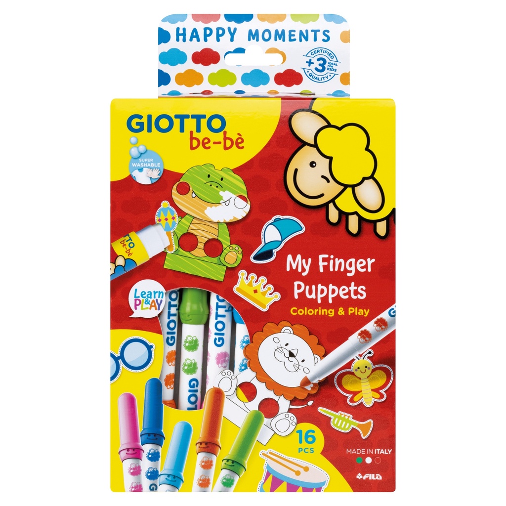 Creative Set, My Finger Puppets, Giotto be-bè