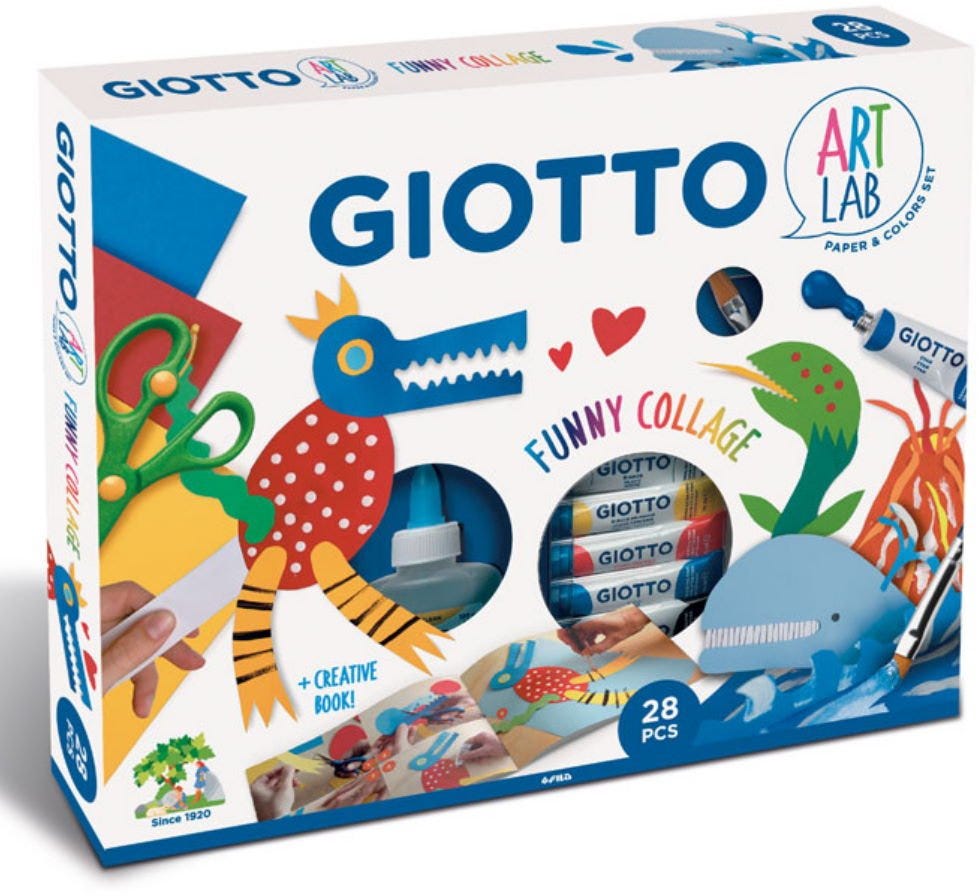 Giotto Art Lab Funny Collage