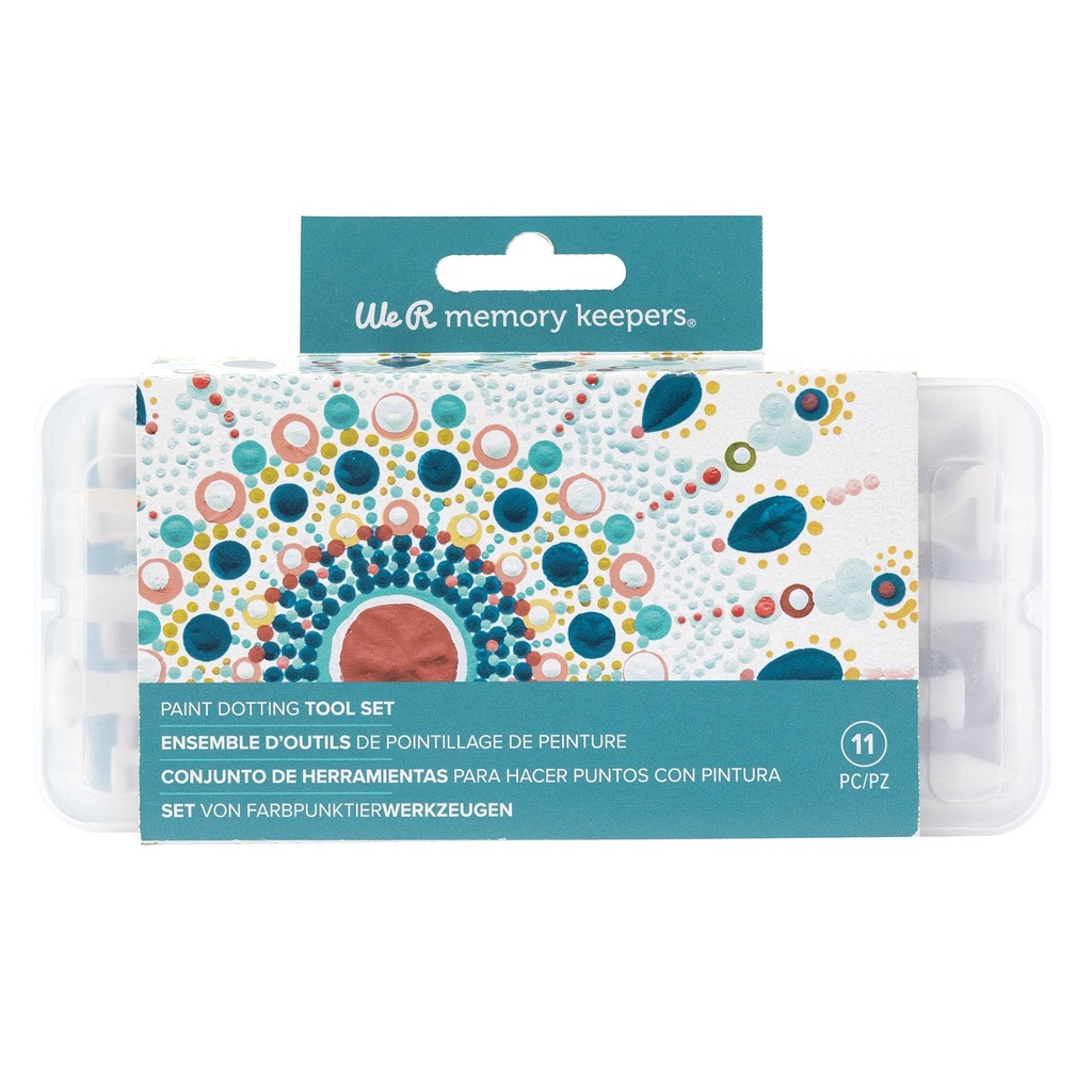Tool - Wr - Paint Dotting Set - Includes: Tools, Stencil And Carrying Case (11 Piece)