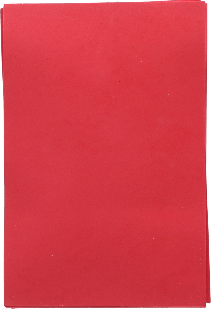 Eva Foam A4 W Glue #1 Red Packet of 10pcs