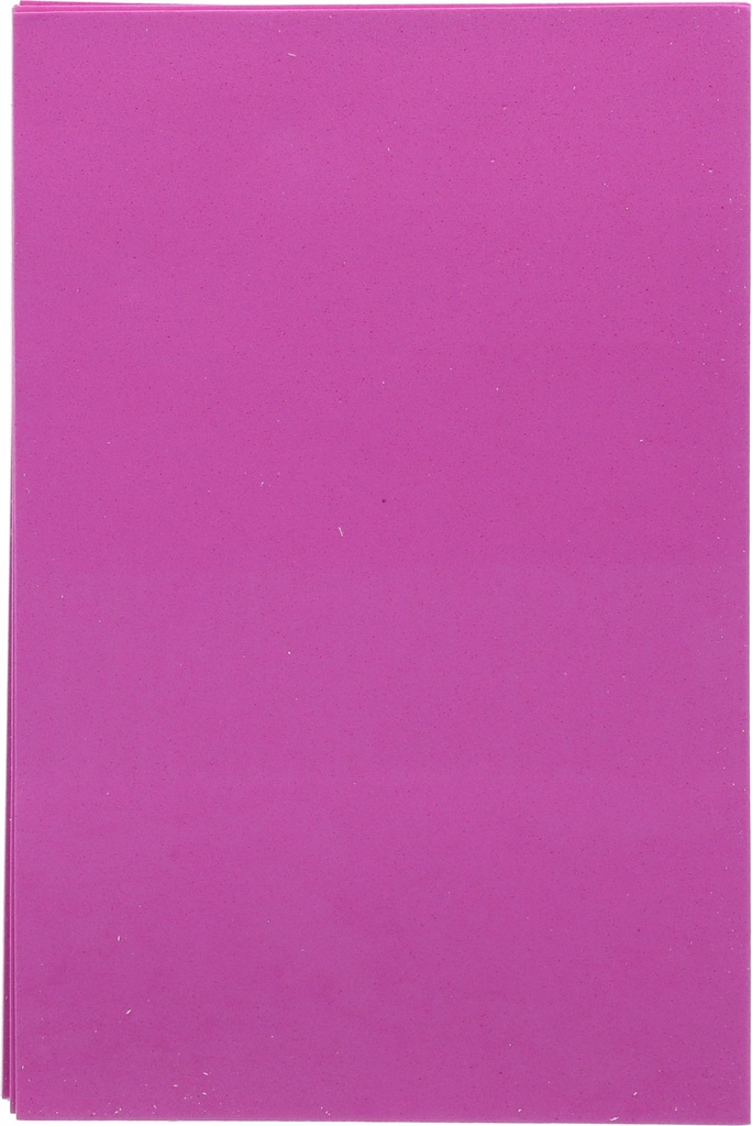 Eva Foam A4 W Glue #2 Purple Packet of 10pcs