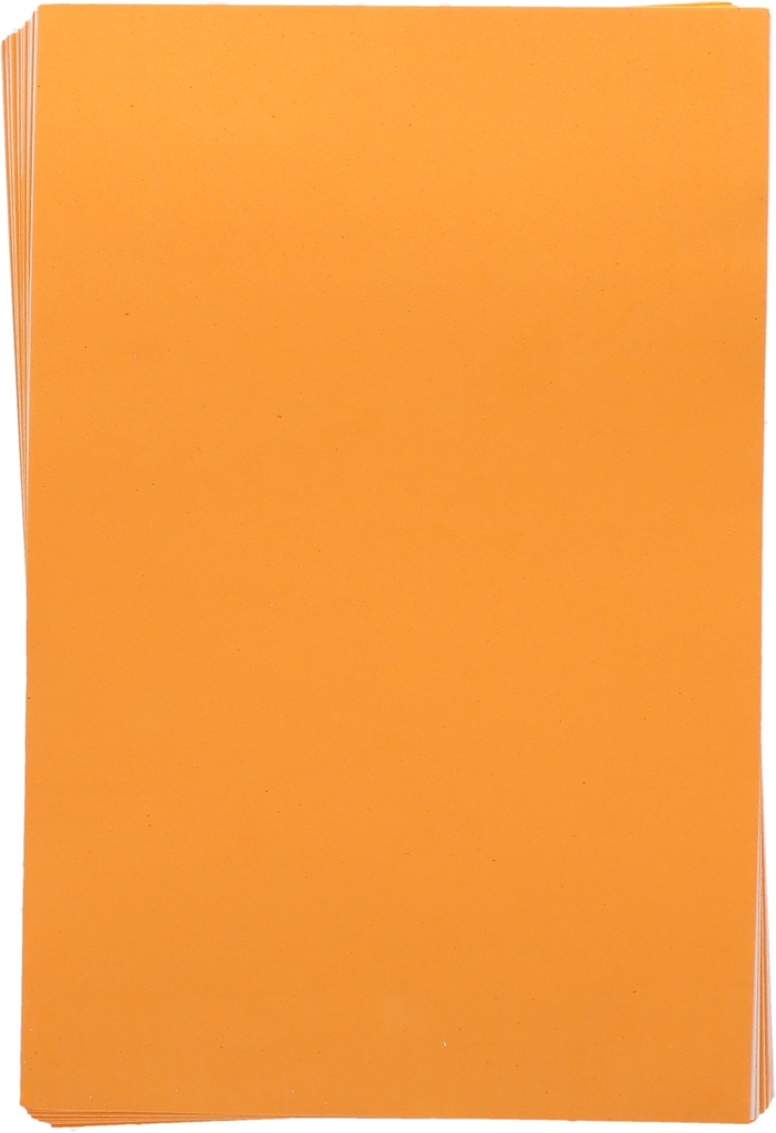 Eva Foam A4 W Glue #5 Orange Packet of 10pcs