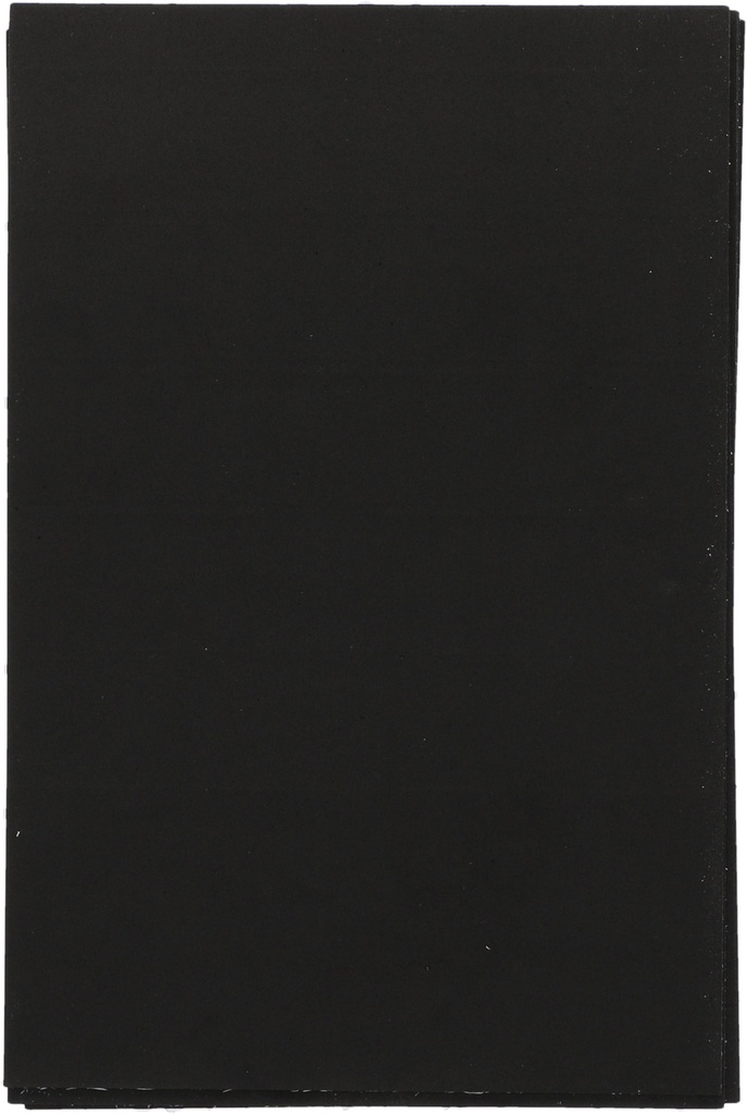 Eva Foam A4 W Glue #20 Black Packet of 10pcs