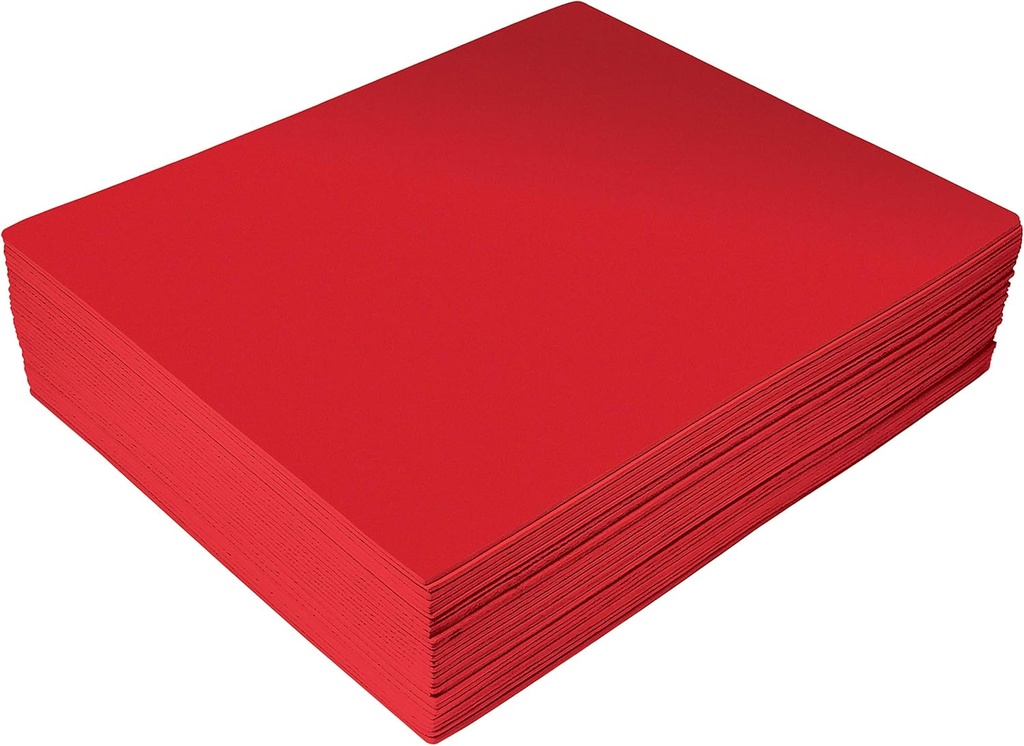 Eva Foam A3 W Glue #1 Red Packet of 10pcs