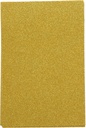Glitter Eva Foam A4 W Glue #2 Gold Packet of 10pcs