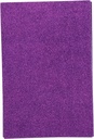 Glitter Eva Foam A4 W Glue #12 Purple Packet of 10pcs