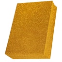 Glitter Eva Foam A3 W Glue #2 Gold Packet of 10pcs
