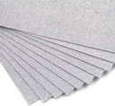 Glitter Eva Foam A3 W Glue #15 White Packet of 10pcs