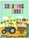 Color Drawing Books, 100gsm, 16page, 21x28cm, Farm Life Thems