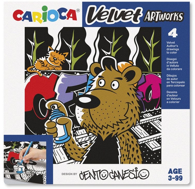Carioca Velvet Cento Graffiti