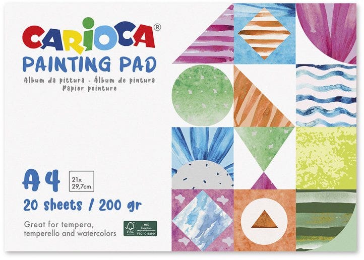 CARIOCA Painting pad A4 20 sheets (FSC)