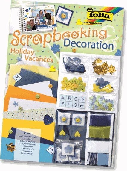 Folia Scrapbooking Decoration Set-Holiday