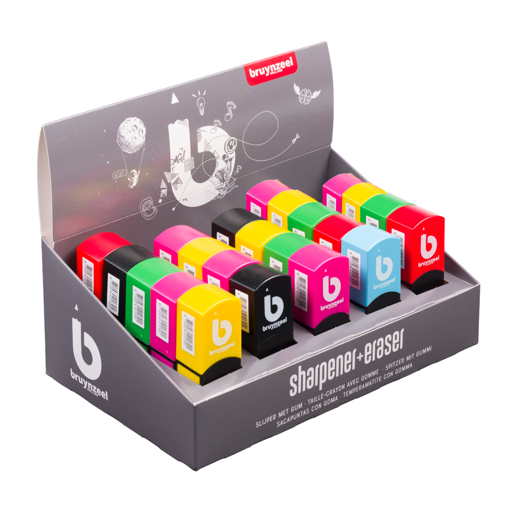 BZL SHARP./ERASER DISPLAY 25#