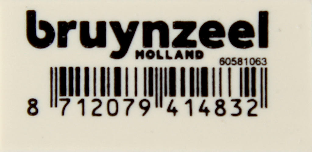 Bruynzeel Eraser small display | 63 pieces