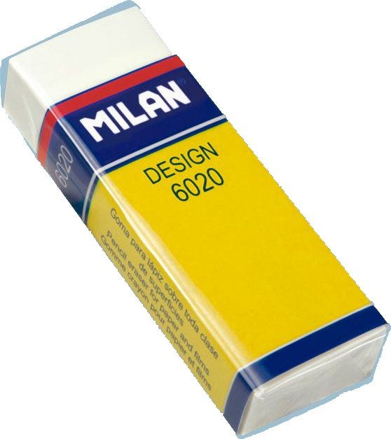 Box 20 Design 6020 nataÂ® erasers for drawing (with carton sleeve and wrapped)