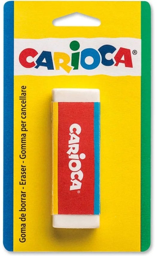 CARIOCA Eraser Squared bl. 1pc