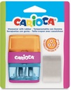 Carioca Sharpener 2 Hole With Eraser Bl. 1Pc