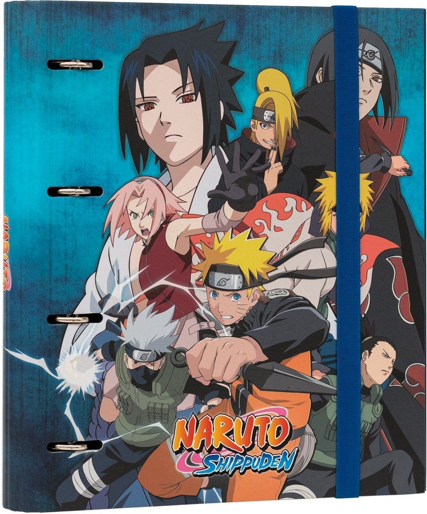 NARUTO SHIPPUDEN PREMIUM 4 RING BINDER