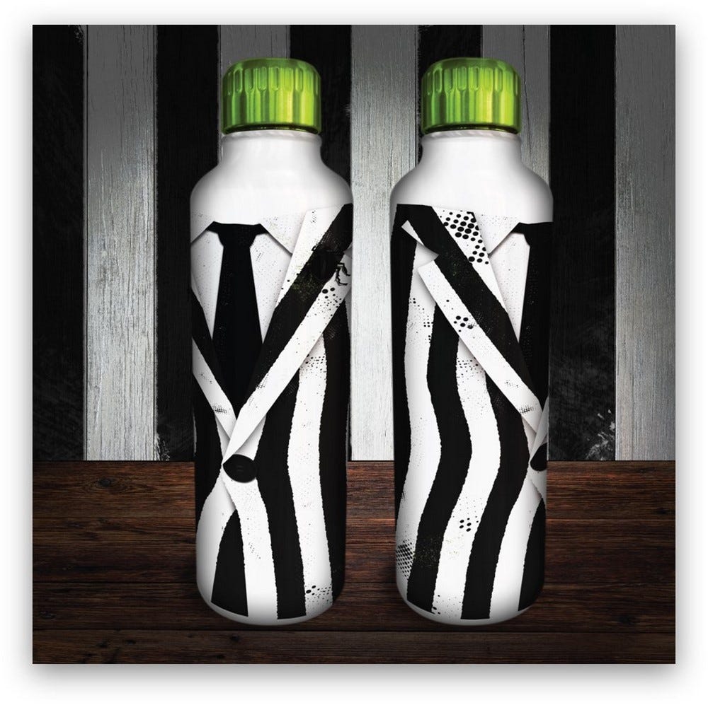 Metallic Bottle Hot&Cold 500Ml Beetlejuice