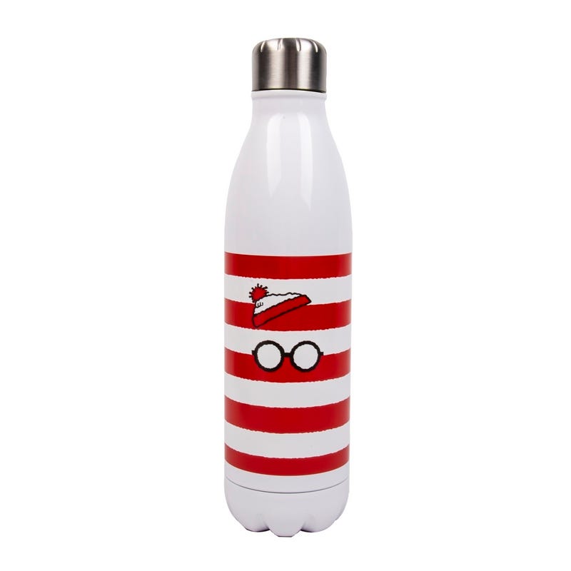 Metalic Bottle 500Ml Where'S Wally