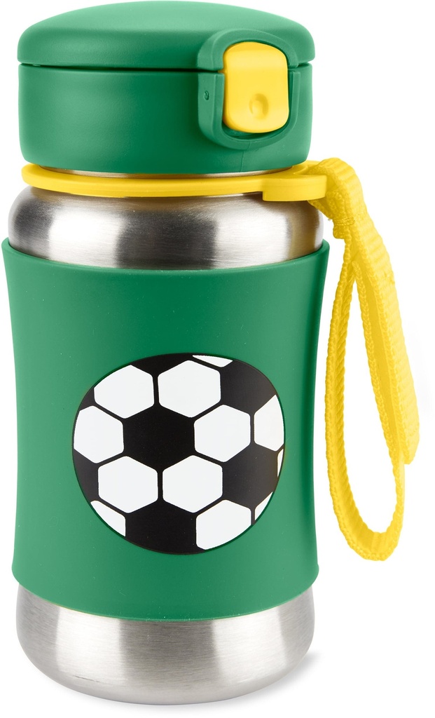 Skip Hop Spark Style SS Straw Bottle Football