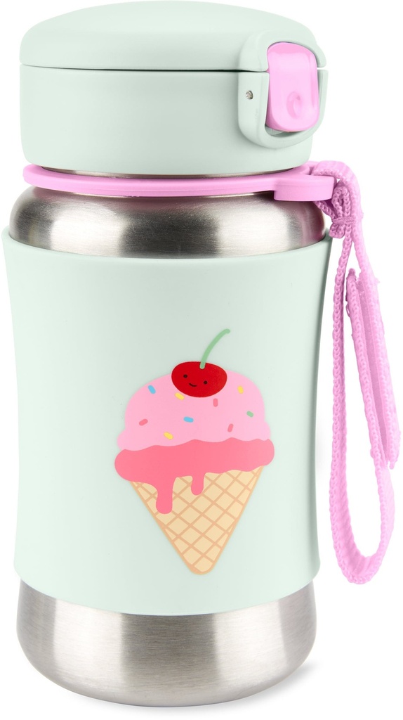 Skip Hop Spark Style SS Straw Bottle Ice Cream