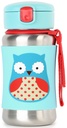 Skip Hop Zoo SS Straw Bottle Owl