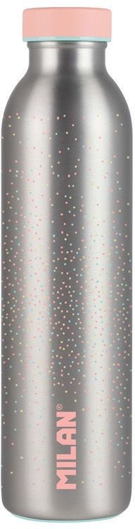 Bottle 591Ml, Stainless Steel Isothermal, Silver Series, Pink