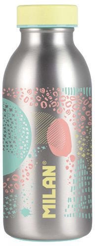 Bottle 354Ml, Stainless Steel Isothermal, Silver Series, Yellow