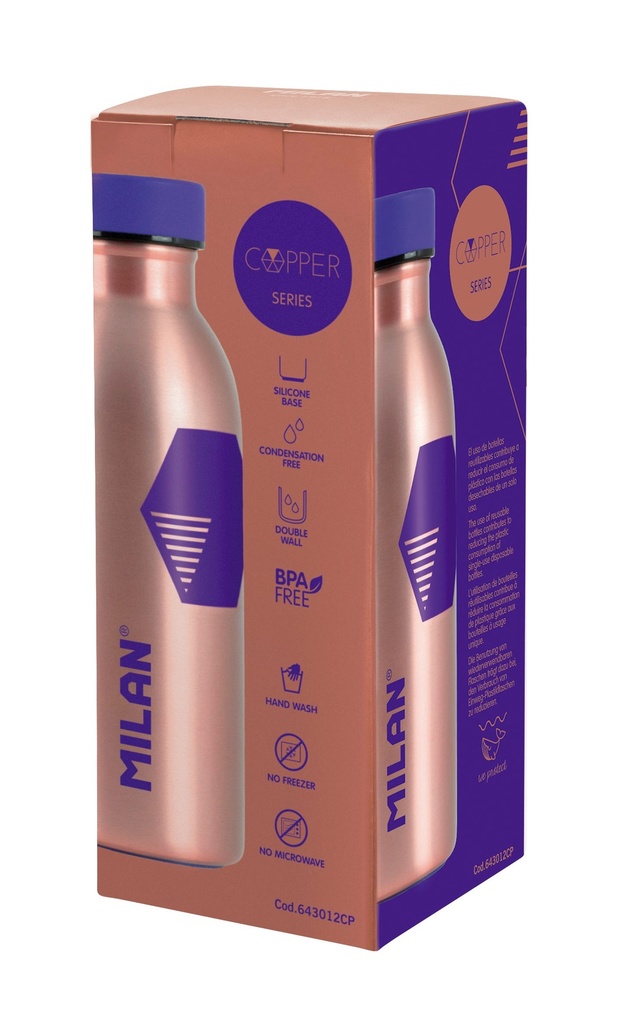Bottle 354Ml, Stainless Steel Isothermal Copper