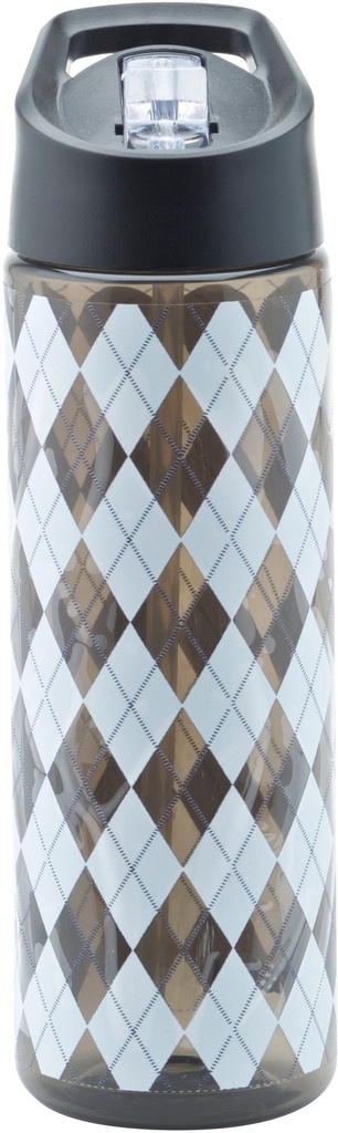 Fashion Sip PP 700ml Blk Chq