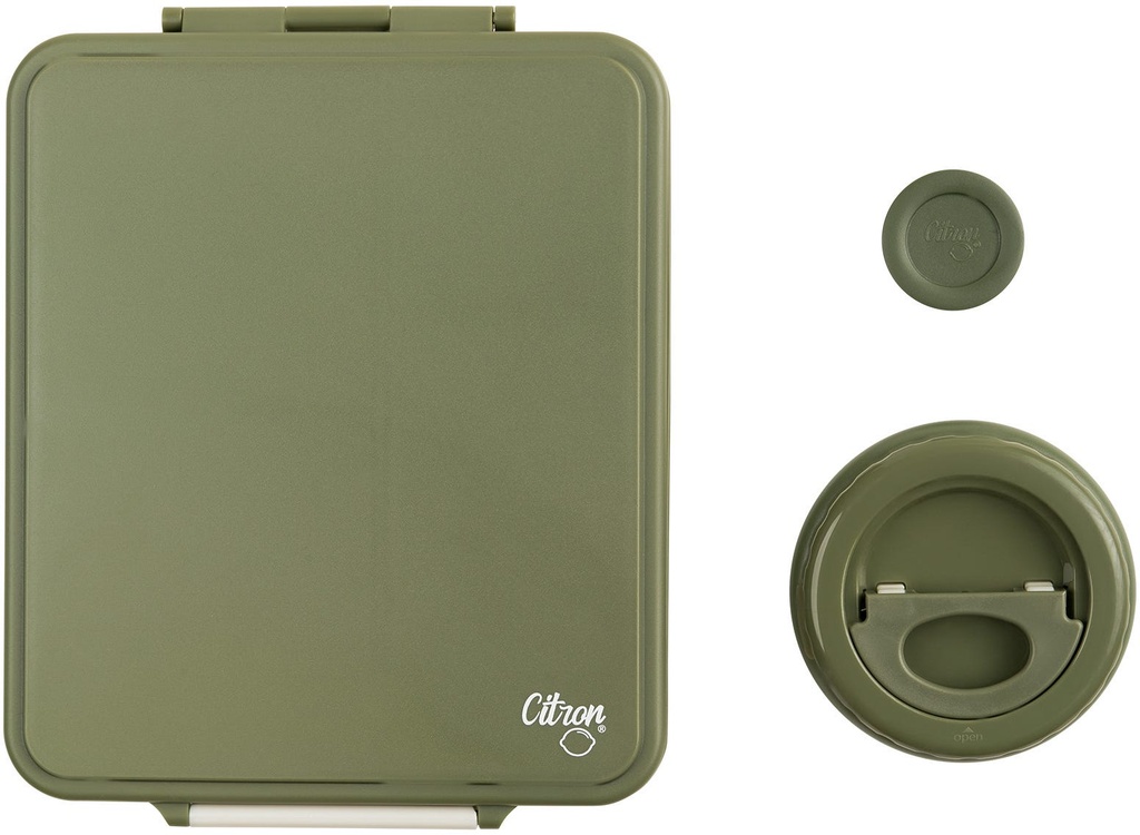 Citron 2022 Grand Lunchbox with Food Jar Olive Green