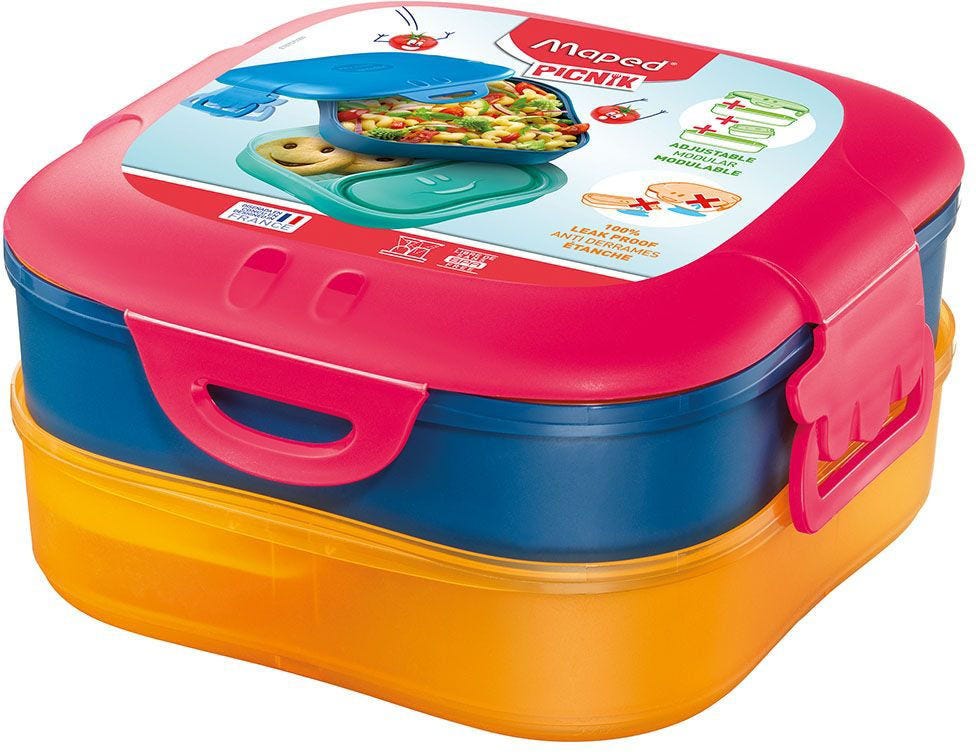 Picknik Concept Lunch Box 3 in 1 Pink