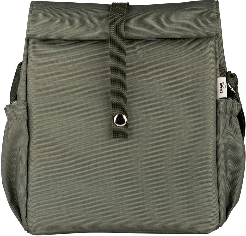Citron 2022 Insulated Rollup Lunchbag Olive Green