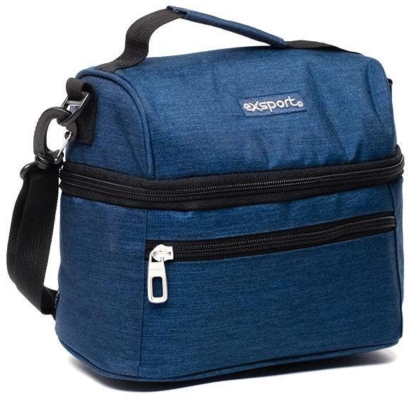 Exsport Melange Thermal Lunch Bag Top Opening + Front Zipper