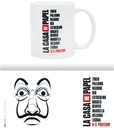 Mug La Casa De Papel MÃ¡scara 330Ml