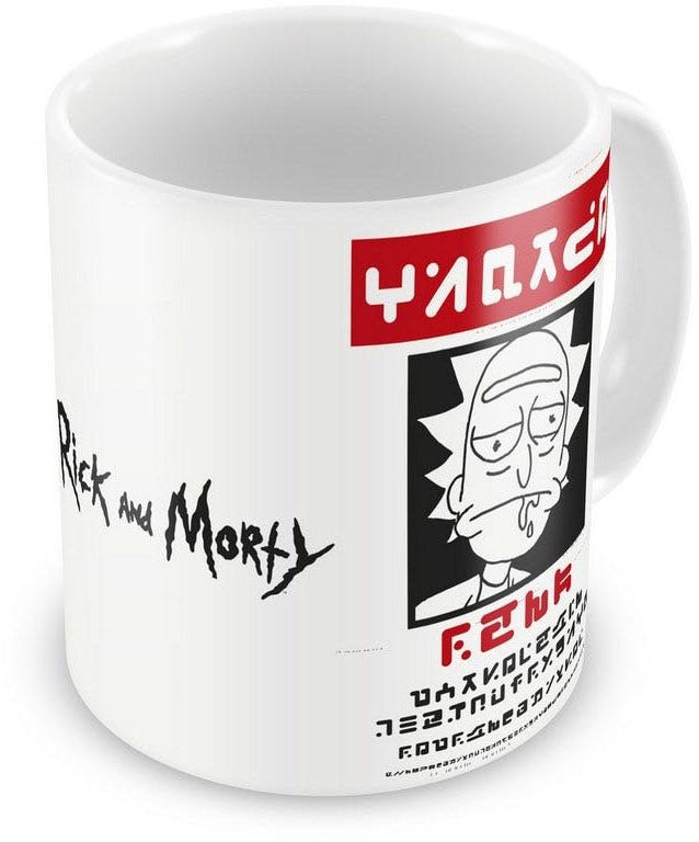 Rick & Morty Wanted Mug
