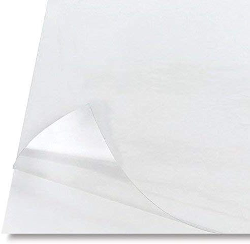 Film Sticky Self Adhesive Glossy Clear Precut size 50cm X 36cm pack of 10 sheets