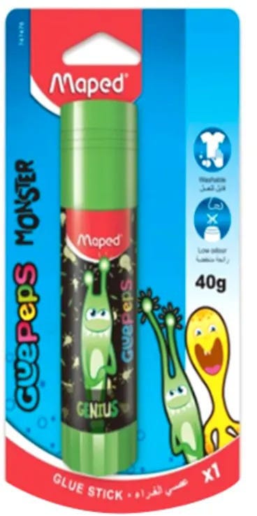 Glue Stick 40G Bls 1Pc Maped Monster
