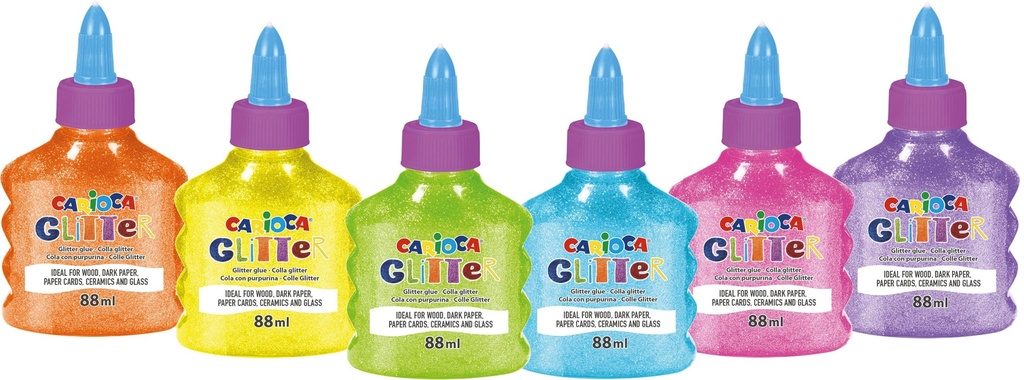 Glitter Glue Bottle 88Ml Gold Carioca