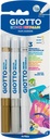 Marker Decor Metallic, Blister 3 pcs, Gold, Silver, White