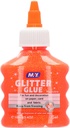 Glue Glitter 100ML Fluorescent Orange -- 931B