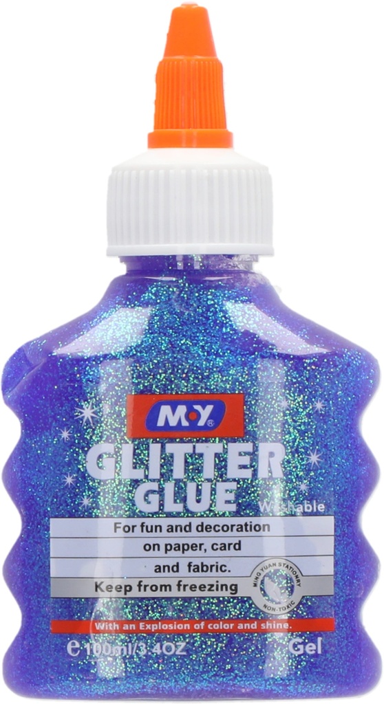 Glue Glitter 100ML Fluorescent Dark Blue -- 931B