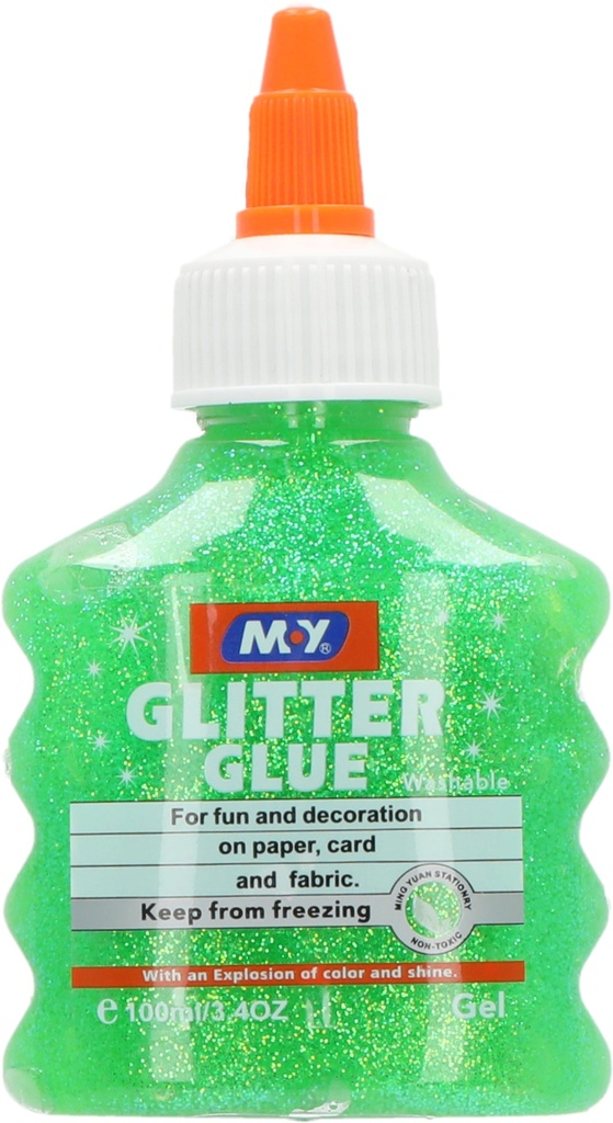 Glue Glitter 100ML Fluorescent Green -- 931B
