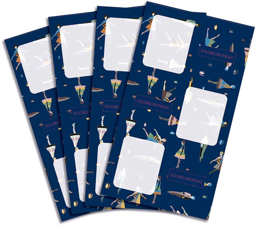 Stickers Name Set of 4x3pcs - DOLORES PROMESAS - 2020/2021
