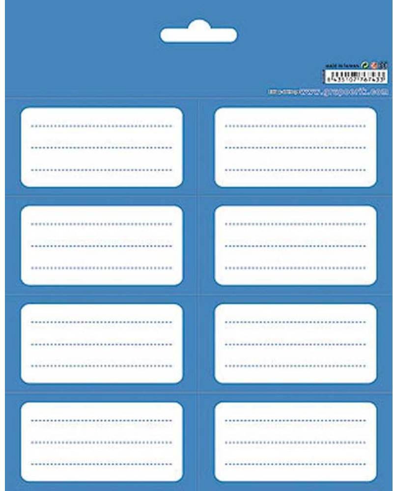 Self-Adhesive Labels Blue