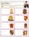 Self-Adhesive Labels Harry Potter Gryffindor