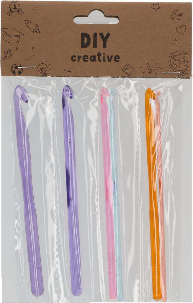 Knitting Needle Set of 6 Colorful