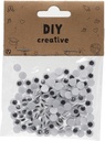 Googly Eyes Movable, adhesive 7mm White/Black