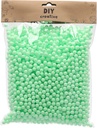 Polystyrene Mini Ball Set Different Sizes 0.7, 0.9 cm Green